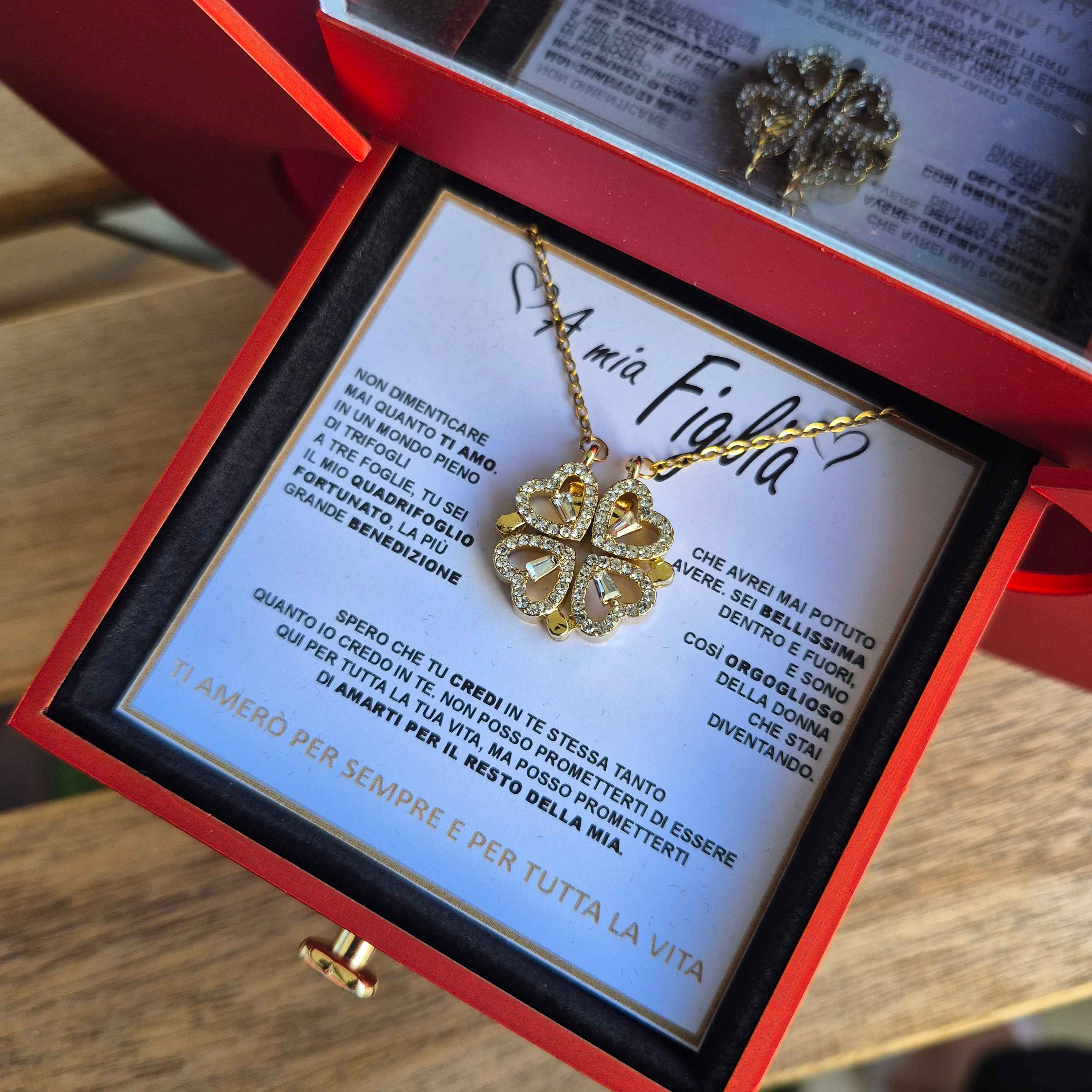 Collana Con Ciondolo Rosa E Messaggio 'I Am Sorry' Per Chiedere Scusa Alla Moglie – PLITI