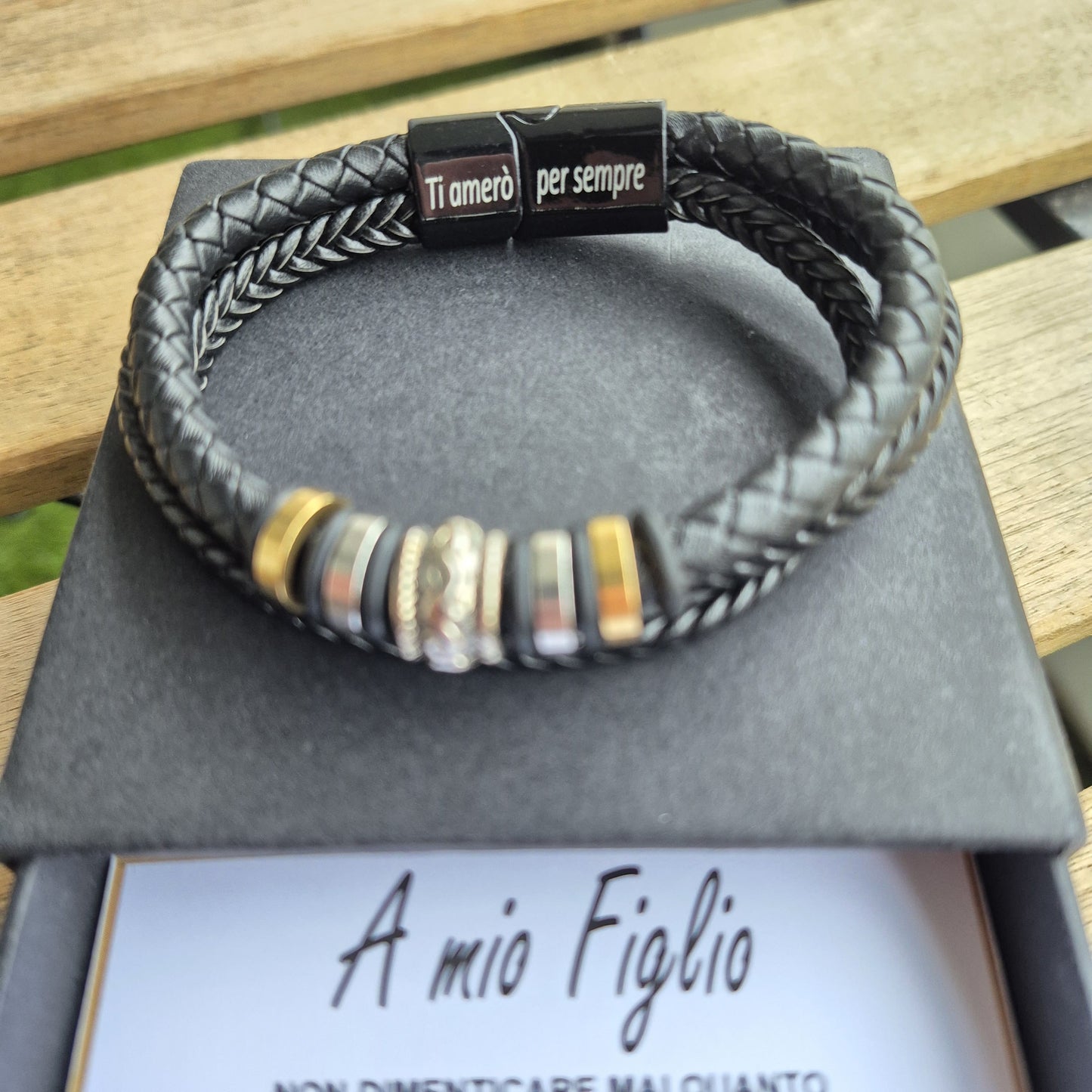 "Sempre Con Te" I Set Regalo Completo Bracciale Amore Eterno