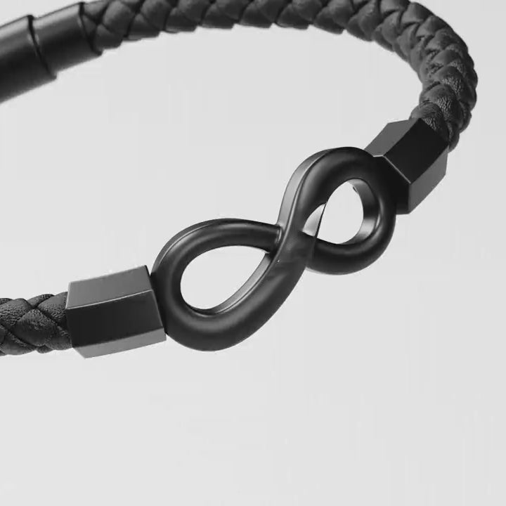 "Al mio uomo" – Bracciale Infinito