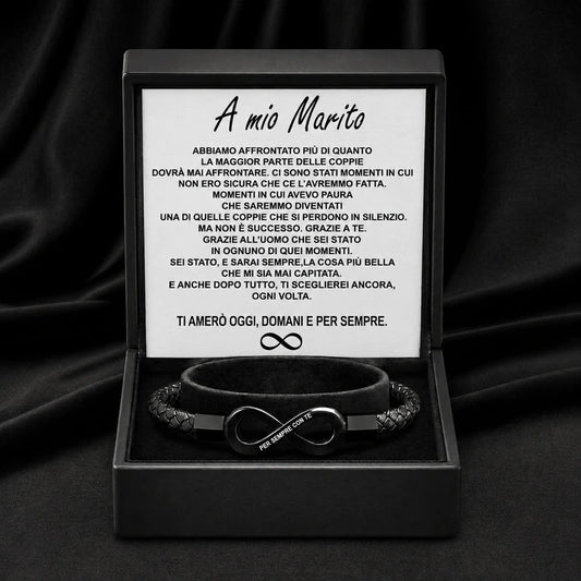 "A mio Marito" – Bracciale Infinito