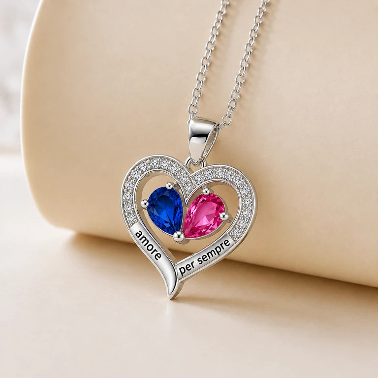 Collana per la Moglie "Sei Ancora il Mio Tutto" – Argento con Incisione