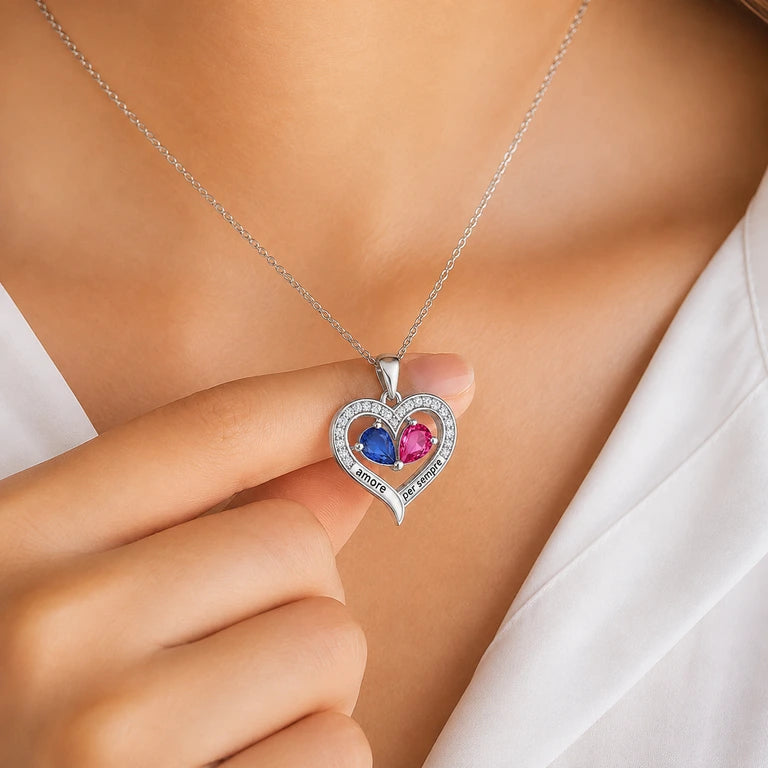 Collana per la Moglie "Sei Ancora il Mio Tutto" – Argento con Incisione