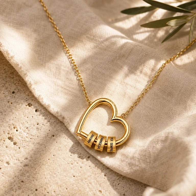 Collana Cuore Eterno I Amore, Famiglia, Per Sempre