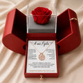 Regalo speciale - Rosa eterna e collana 