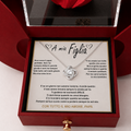 A Mia Figlia – Collana con Messaggio d'Amore di Papà