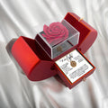 Rosa eterna e collana 
