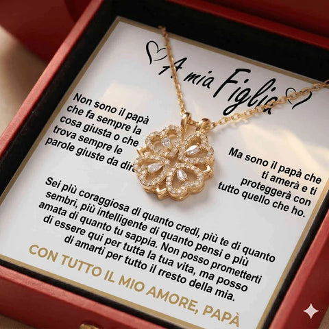 Collana “A Mia Figlia” – Un Regalo da Papà che Dice Tutto