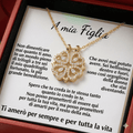 Rosa Eterna & Collana “A Mia Figlia”