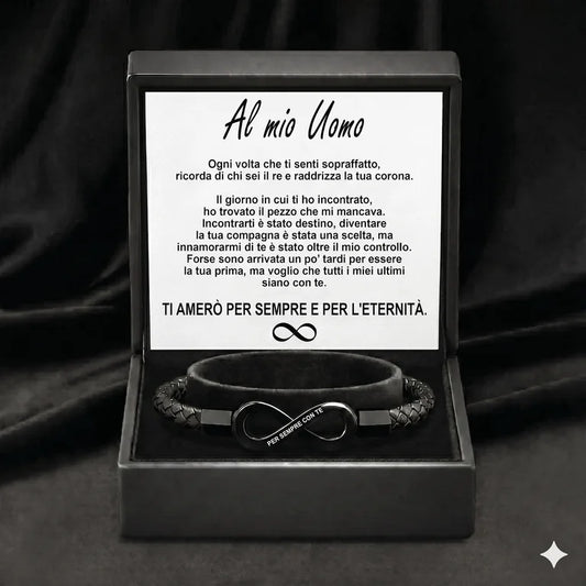 Bracciale Infinito per Lui – Un Amore Senza Fine