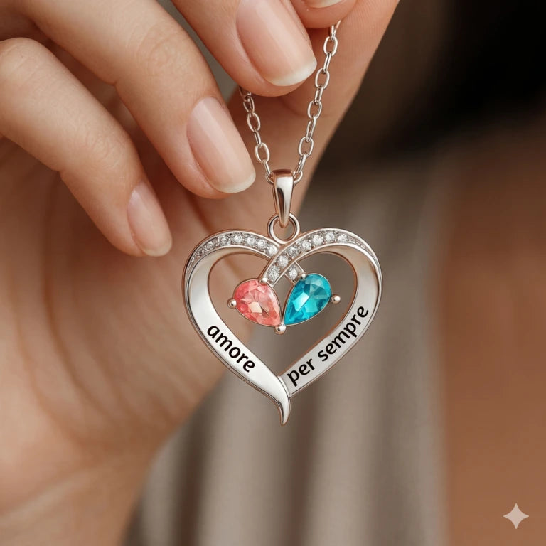 Sempre Tuo – Collana a Cuore