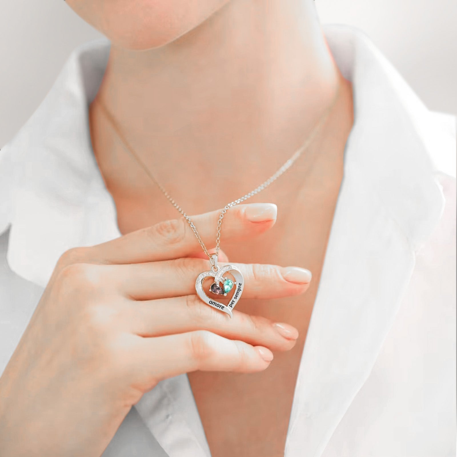 Sempre Tuo – Collana a Cuore