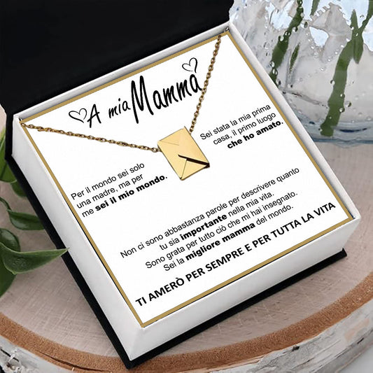 Collana Lettera d'Amore - "Alla mia mamma"