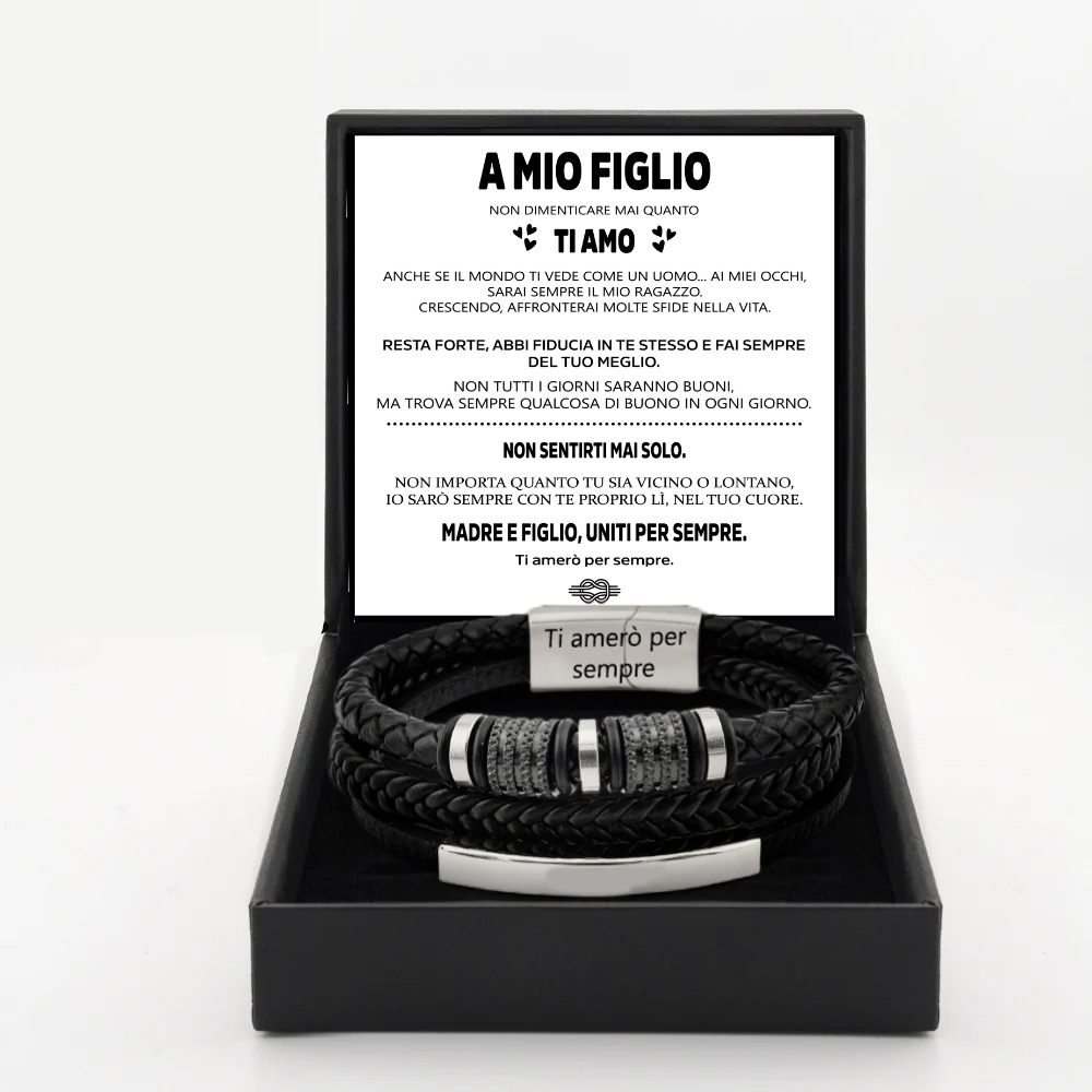 "Per Sempre Connessi" – Bracciale per Figlio