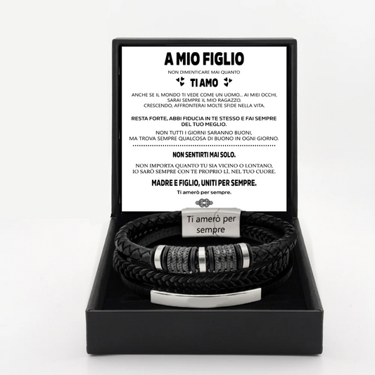 "Per Sempre Connessi" – Bracciale per Figlio
