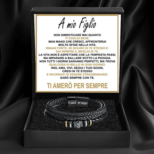 "Sempre Con Te" I Set Regalo Completo Bracciale Amore Eterno