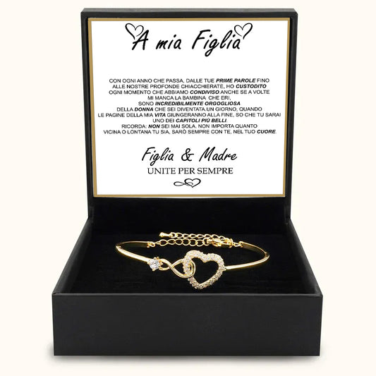 Bracciale “Nodo Infinito” per Figlia – Sempre con Te