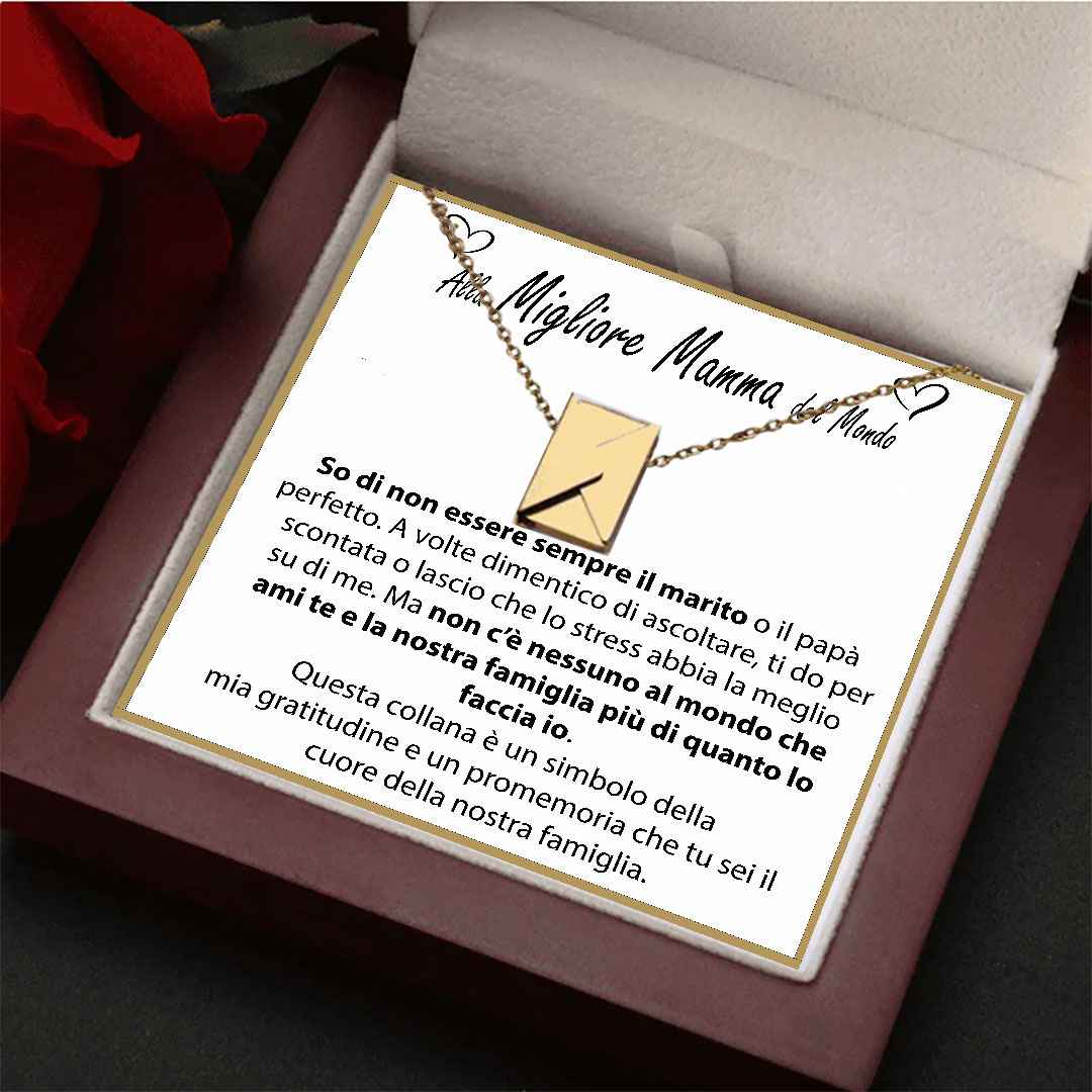 Collana "Amore di Famiglia" con Elegante Scatola Regalo