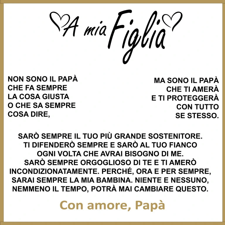 Collana “Sempre la Mia Bambina” — Da Papà a Figlia